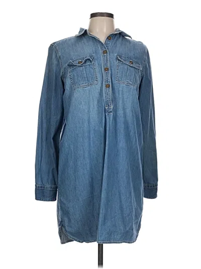 Pre-owned Chaps Casual Dress In Blue