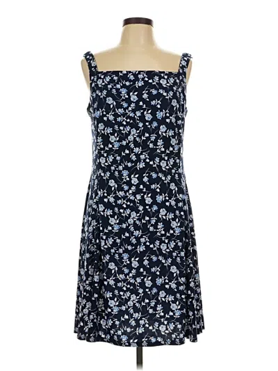 Pre-owned Chaps Casual Dress In Blue