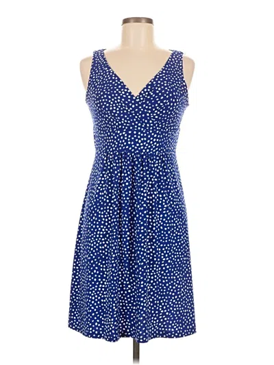 Pre-owned Chaps Casual Dress In Blue