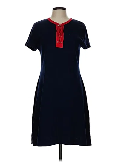 Pre-owned Chaps Casual Dress In Blue