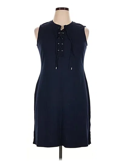 Pre-owned Chaps Casual Dress In Blue