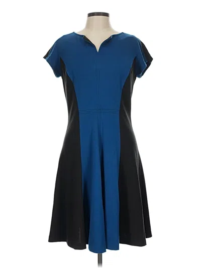 Pre-owned Chaps Casual Dress In Blue