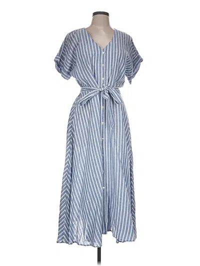 Pre-owned Chaps Casual Dress In Blue