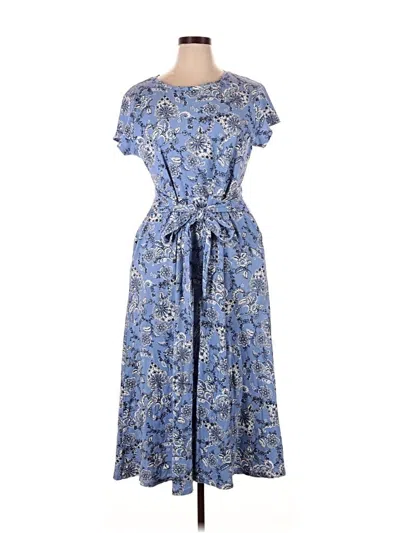 Pre-owned Chaps Casual Dress In Blue