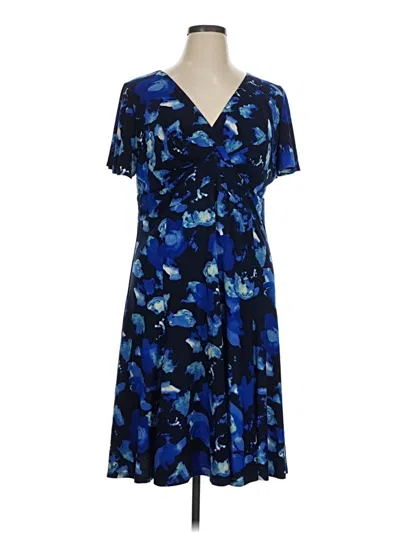 Pre-owned Chaps Casual Dress In Blue