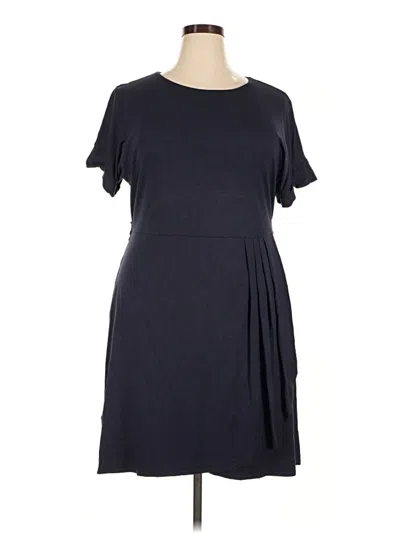 Pre-owned Chaps Casual Dress In Blue