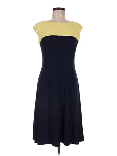 Pre-owned Chaps Casual Dress In Blue