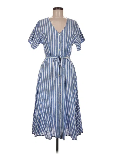 Pre-owned Chaps Casual Dress In Blue