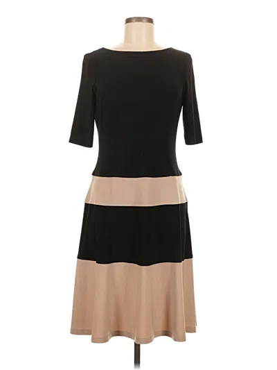 Pre-owned Chaps Casual Dress In Brown