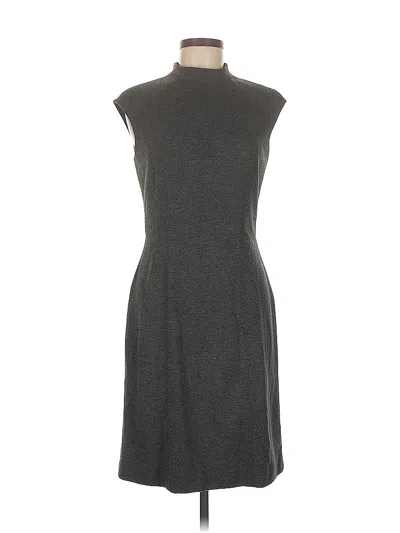 Pre-owned Chaps Casual Dress In Gray