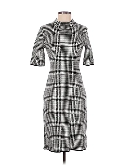 Pre-owned Chaps Casual Dress In Gray