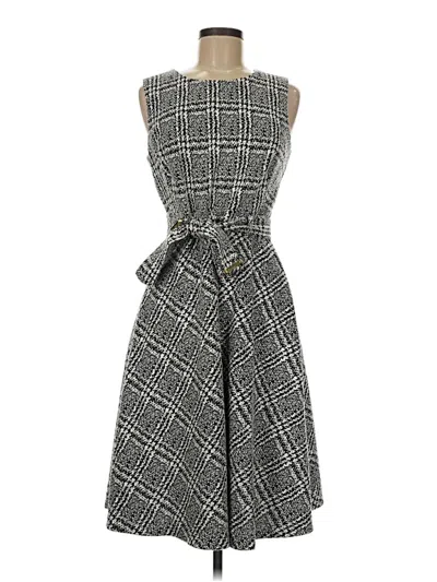 Pre-owned Chaps Casual Dress In Gray