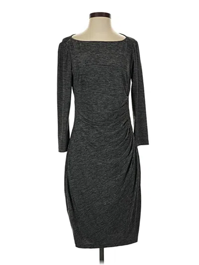 Pre-owned Chaps Casual Dress In Gray