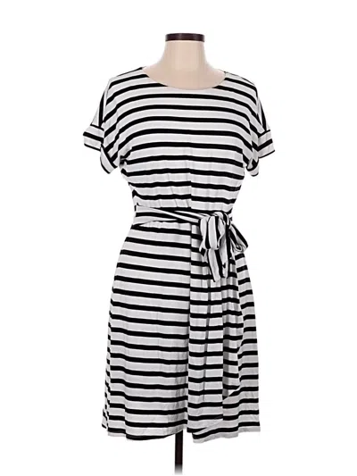 Pre-owned Chaps Casual Dress In Gray