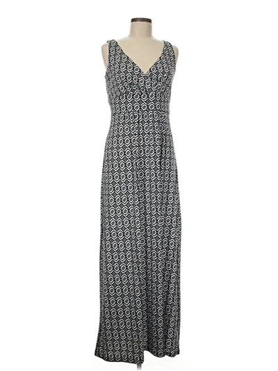 Pre-owned Chaps Casual Dress In Gray