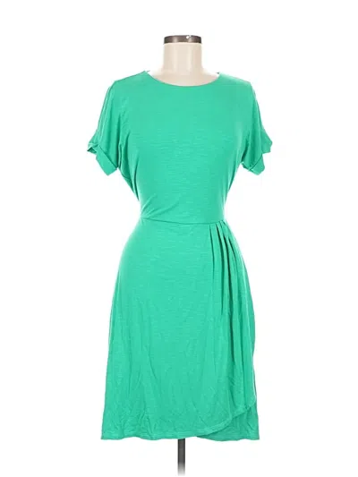 Pre-owned Chaps Casual Dress In Green