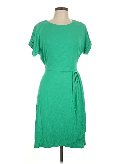 Pre-owned Chaps Casual Dress In Green