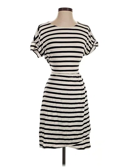 Pre-owned Chaps Casual Dress In Ivory