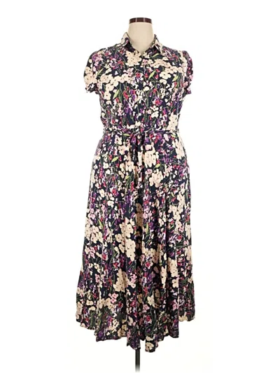 Pre-owned Chaps Casual Dress In Purple