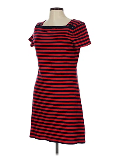 Pre-owned Chaps Casual Dress In Red