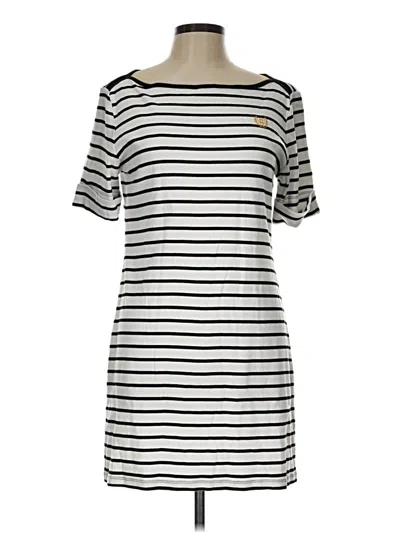 Pre-owned Chaps Casual Dress In Silver