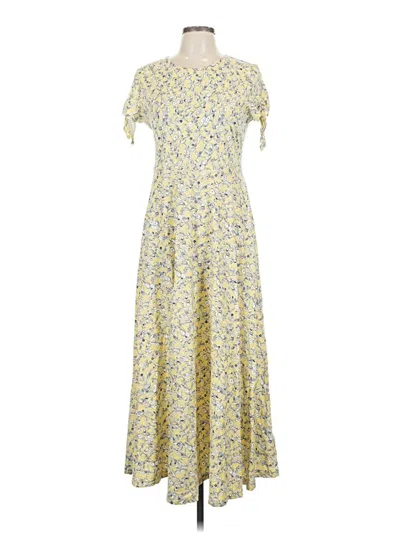 Pre-owned Chaps Casual Dress In Yellow