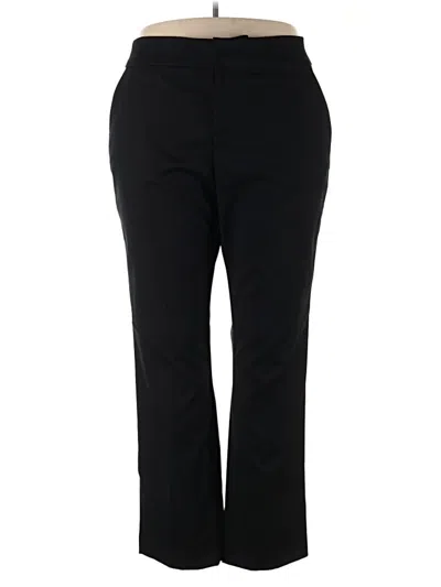 Pre-owned Chaps Casual Pants In Black