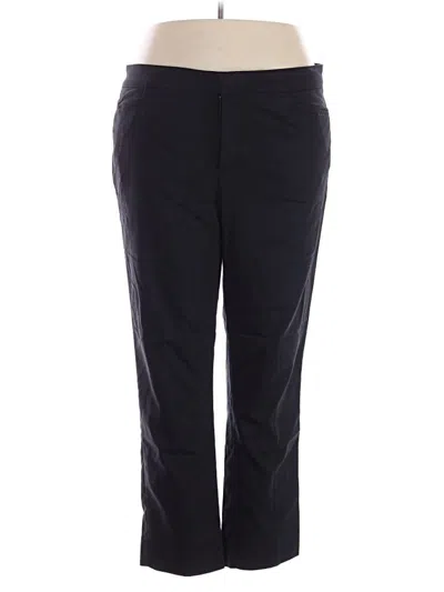 Pre-owned Chaps Casual Pants In Black