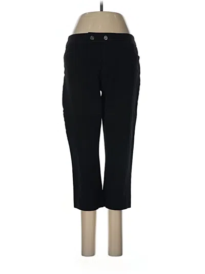 Pre-owned Chaps Casual Pants In Black