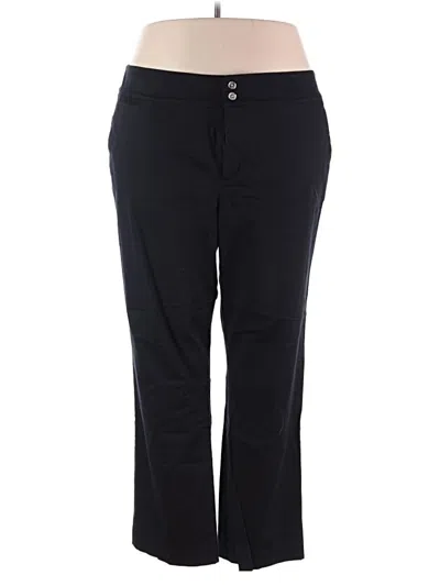 Pre-owned Chaps Casual Pants In Black