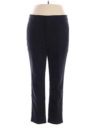 Pre-owned Chaps Casual Pants In Black