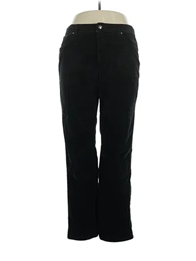 Pre-owned Chaps Casual Pants In Black