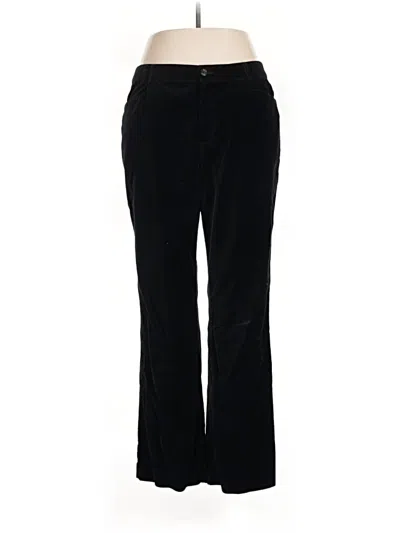 Pre-owned Chaps Casual Pants In Black