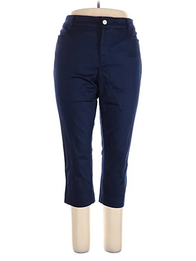 Pre-owned Chaps Casual Pants In Blue