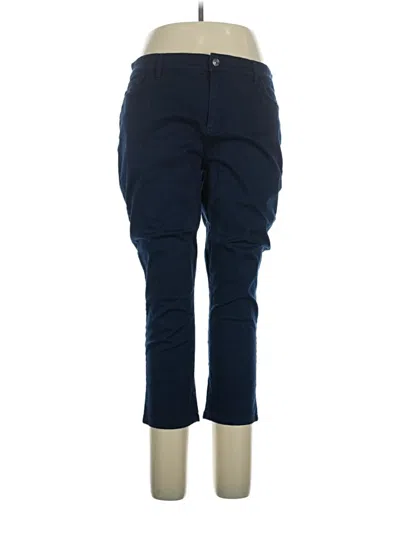 Pre-owned Chaps Casual Pants In Blue