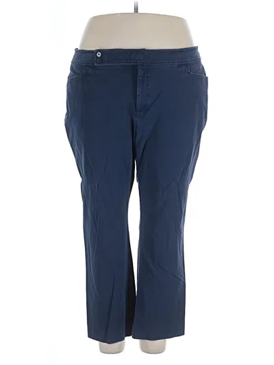 Pre-owned Chaps Casual Pants In Blue