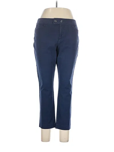 Pre-owned Chaps Casual Pants In Blue