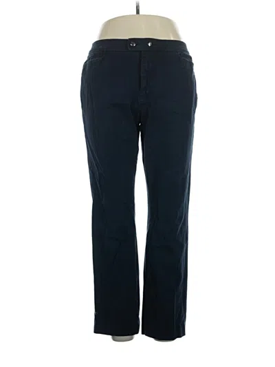 Pre-owned Chaps Casual Pants In Blue