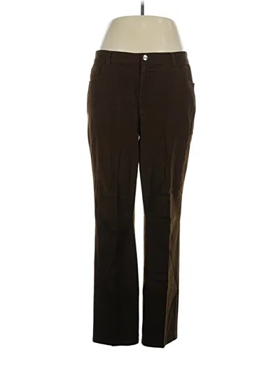 Pre-owned Chaps Casual Pants In Brown