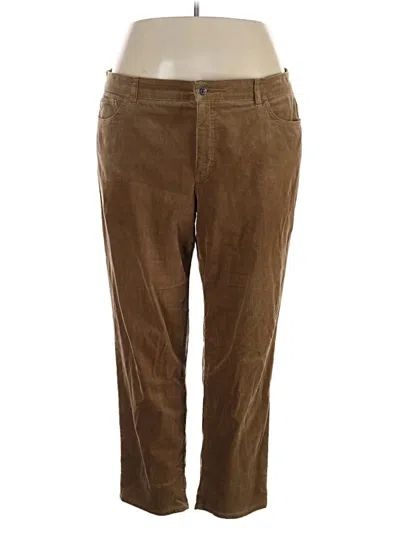 Pre-owned Chaps Casual Pants In Brown