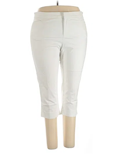 Pre-owned Chaps Casual Pants In Ivory