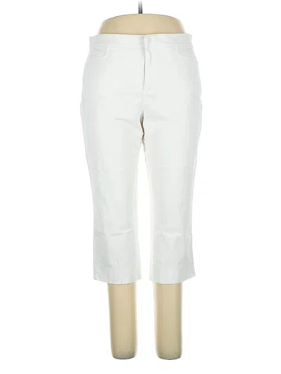 Pre-owned Chaps Casual Pants In White