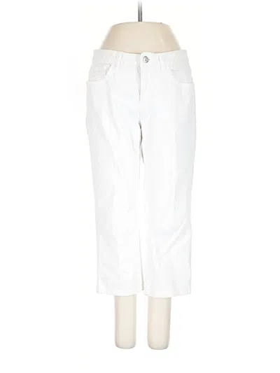 Pre-owned Chaps Casual Pants In White