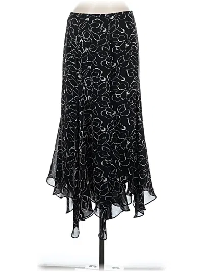 Pre-owned Chaps Casual Skirt In Black