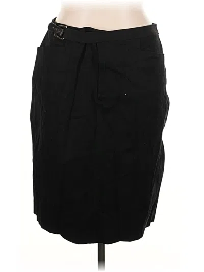 Pre-owned Chaps Casual Skirt In Black