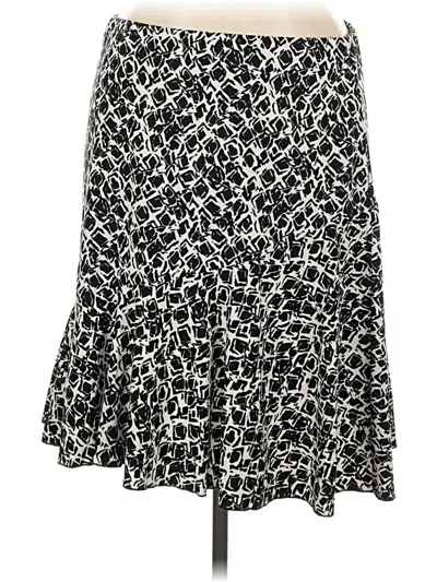 Pre-owned Chaps Casual Skirt In Black