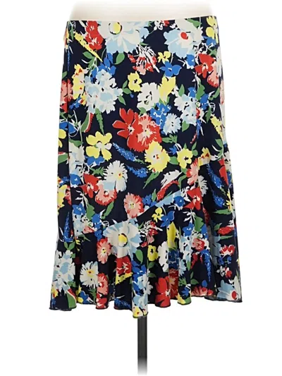 Pre-owned Chaps Casual Skirt In Blue