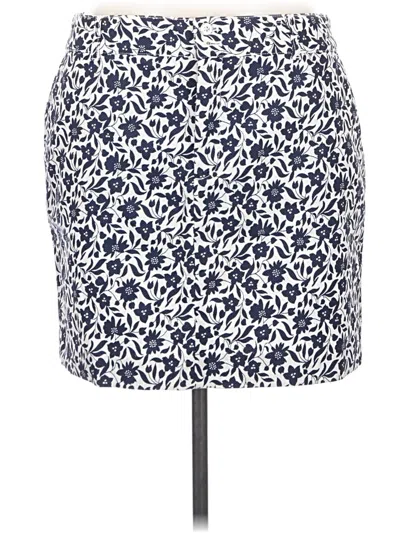 Pre-owned Chaps Casual Skirt In Blue