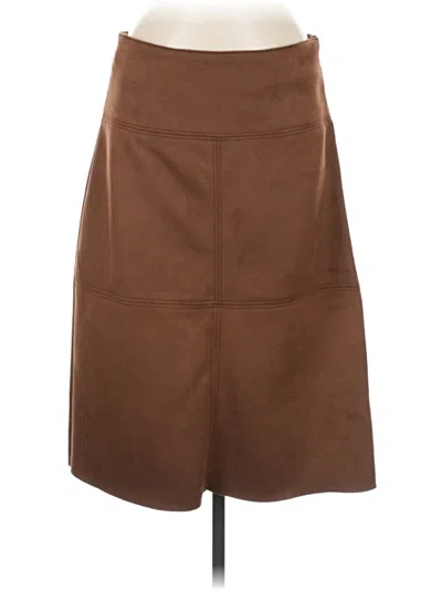 Pre-owned Chaps Casual Skirt In Brown
