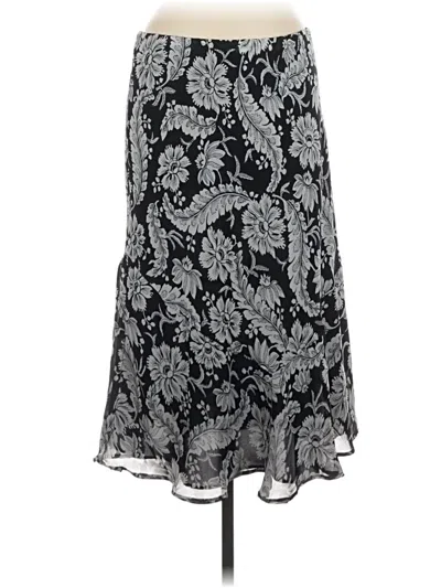 Pre-owned Chaps Casual Skirt In Gray